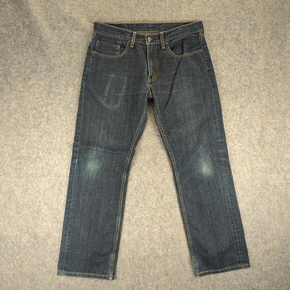 Levis 559 Jeans Mens 32x30 Blue Straight Leg Denim Mid Rise Classic Fit - Picture 1 of 11